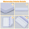 Watercolor Paints Tins Plastic Iron Box AJEW-WH0518-55-5