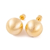 Round Ball Drawbench Brass Ear False Plugs for Women LS-EJEW-G391-24A-G-2