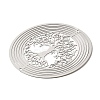 Tree of Life 201 Stainless Steel 3D Rotating Hanging Wind Spinner STAS-C166-05P-2