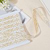 Ethnic Style Embroidery Polycotton Ribbons OCOR-WH0066-22B-5