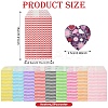 45Pcs 9 Colors White Kraft Paper Bags CARB-FS0001-02-5