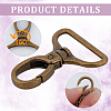 10Pcs 5 Colors Zinc Alloy Swivel Clasps FIND-ME0002-66-3