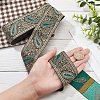 Ethnic Embroidery Polyester Flat Ribbons OCOR-WH0060-39B-3