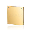 Ion Plating(IP) 304 Stainless Steel Stamping Blank Tag Pendants STAS-I311-16B-G-1