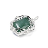 Natural & Synthetic Mixed Gemstone Pendants G-I381-01P-3