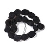Natural Tektite Beads Strands G-Q164-F03-01-3