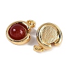 Natural Carnelian(Dyed & Heated) Pendants KK-P283-47G-2