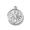 304 Stainless Steel Pendants STAS-B074-08P-10-1