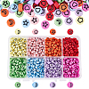 1600Pcs 8 Colors Opaque Acrylic Beads MACR-PH0001-18-1