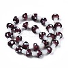 Mushroom Handmade Lampwork Beads Strands LAMP-R116-23-2