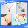 40Pcs Zinc Alloy Rhinestone Connector Charms & Pendants Kits FIND-HY0004-30-5