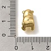 Rack Plating Brass European Beads KK-U019-06G-3
