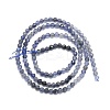 Natural Iolite/Cordierite/Dichroite Beads Strands G-P457-A03-11-3