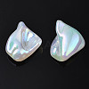 Rainbow Iridescent Plating Acrylic Beads PACR-S221-002-4
