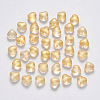 Transparent Spray Painted Glass Beads X-GLAA-R211-02-B03-1
