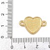 Brass Enamel Hug Me Heart Links Connector Charms KK-L251-08G-01-3