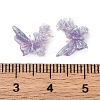 Butterfly with Flower Transparent Resin Cabochons FIND-L019-06B-3