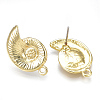Alloy Stud Earring Findings LS-X-PALLOY-S121-56-1