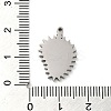 Non-Tarnish 304 Stainless Steel Pendants STAS-D018-02P-3