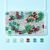 110Pcs 6 Colors Transparent Acrylic Beads MACR-FS0002-06-6