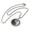 Non-Tarnish 201 Stainless Steel Pendant Necklace with Box Chains NJEW-H015-02P-2