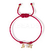 304 Stainless Steel & Brass & Natural Shell Charm Bracelets HP8667-8-1