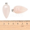 Natural Rose Quartz Pendants GG-K002-16J-3