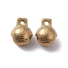 Brass Bell Pendants KK-WH0056-01G-1