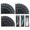 30Pcs 3 Styles Rectangle Laser Plastic Yin-yang Zip Top Gift Bags OPP-TA0001-12-1