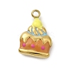 304 Stainless Steel Enamel Pendants STAS-I355-12G-02-1