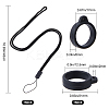 Portable Electronic Cigarette Anti-Lost Necklace Lanyard AJEW-WH0304-75B-2