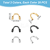 60Pcs 3 Colors 316 Surgical Stainless Steel Wire Guardian STAS-UN0056-23-3
