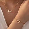 Heart Brass Pendant Necklaces & Charm Bracelets Sets FS-WGFCFF7-15-1