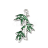 Rack Plating Alloy Enamel Rhinestone Pendants PALLOY-R151-35P-1