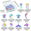 20Pcs 10 Styles Ion Plating(IP) 304 Stainless Steel Etched Metal Embellishments Pendants STAS-FS0001-53-4