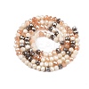 Electroplate Glass Beads Strands GLAA-T023-B16-04-2