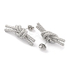 Non-Tarnish 304 Stainless Steel Stud Earrings for Women EJEW-N054-18P-2
