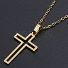 201 Stainless Steel Pendant Necklaces NJEW-S105-JN534-45-2-1
