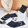 Velvet Jewelry Flap Pouches ABAG-WH0038-43E-5