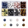  200Pcs 8 Style Natural Gemstone Beads G-NB0002-17-1