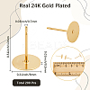 200Pcs 304 Stainless Steel Stud Earring Findings STAS-SC0010-27-2