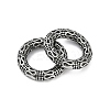 Snake Ring 316 Surgical Stainless Steel Hoop Nose Rings EJEW-G416-19A-AS-4