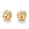 Alloy Hollow Beads PALLOY-P238-20G-RS-3