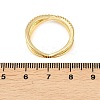 Brass Micro Pave Cubic Zirconia Finger Rings RJEW-D340-01G-04-3