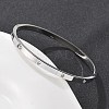 304 Stainless Steel Rhinestone Bangles for Women LS-BJEW-Z092-05P-1