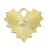 Textured Brass Pendants X-KK-M322-19G-1