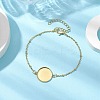 304 Stainless Steel Round Cabochon Setting Bracelets BJEW-JB11089-01-2