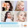 DIY Blank Dome Stainless Steel Dangle Earrings Making Kits DIY-AN0001-09P-4