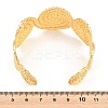 Brass Cuff Bangles for Women BJEW-P397-02G-5