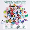 10Pcs 5 Colors Silicone Focal Beads JX776A-7